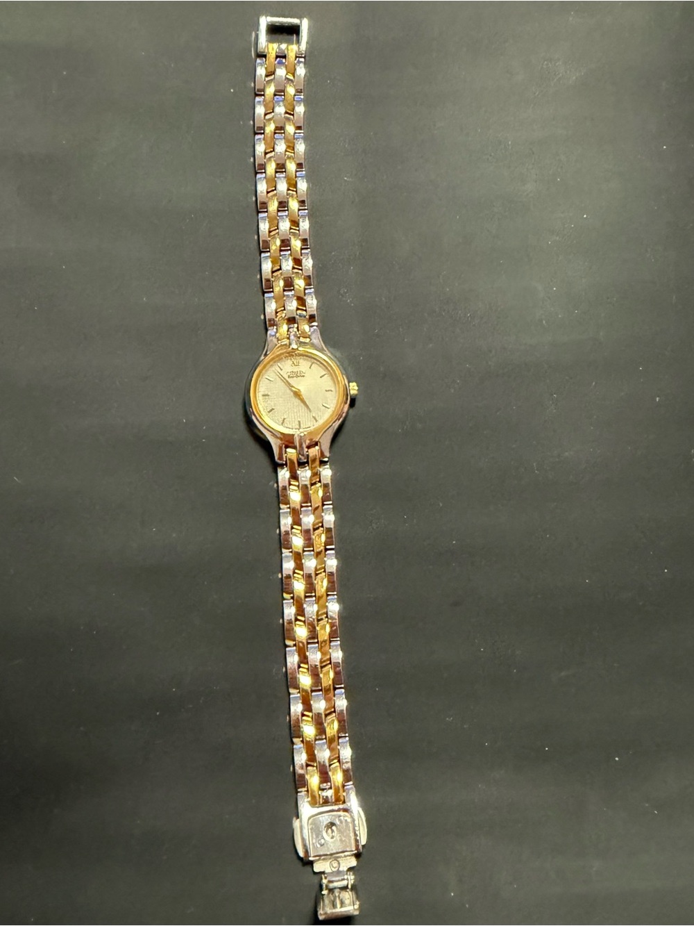 Citizen Eco-Drive Two-Tone Ladies Watch – White Dial – Vintage